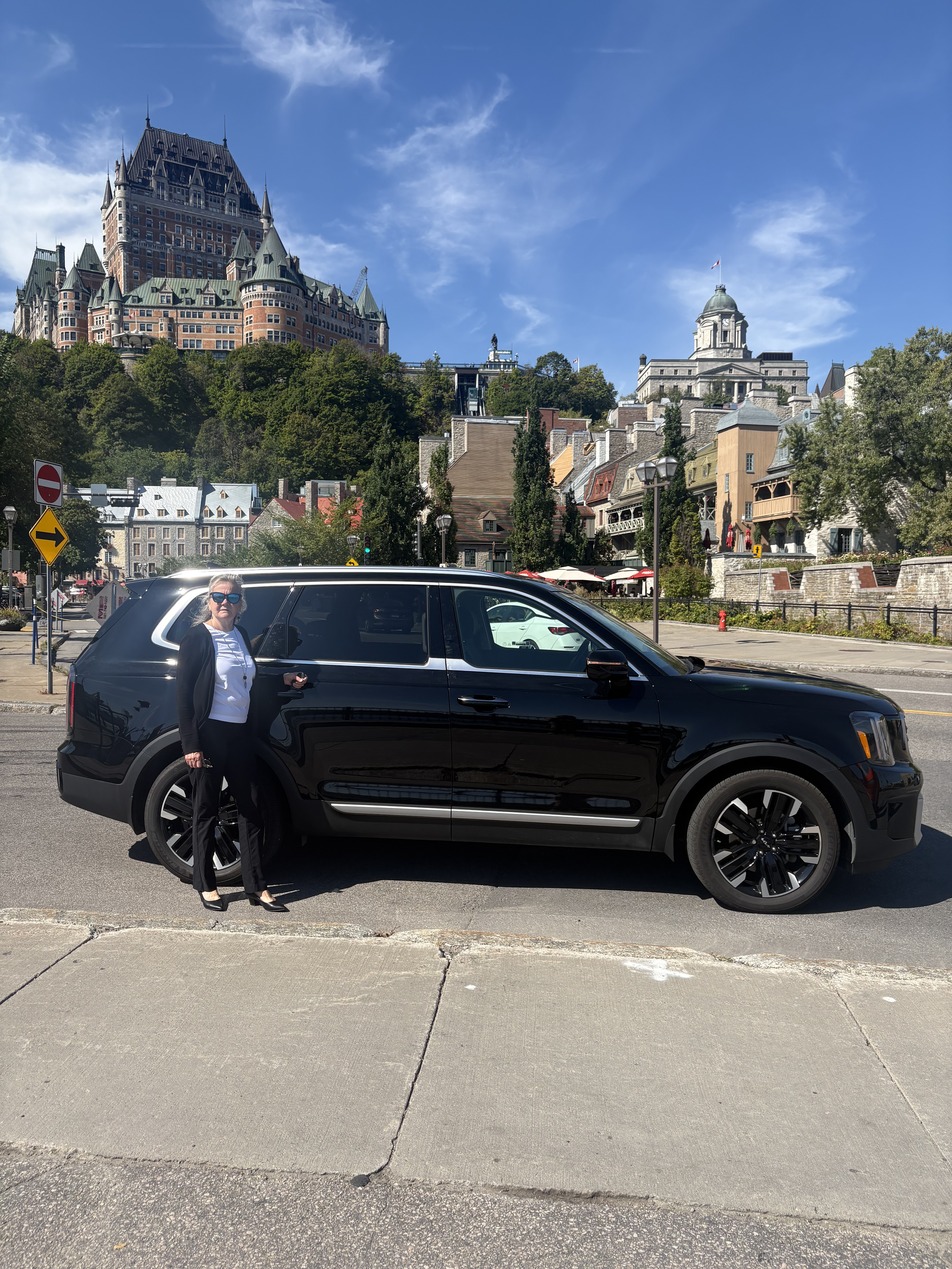 Private guided taxi tour in Québec City